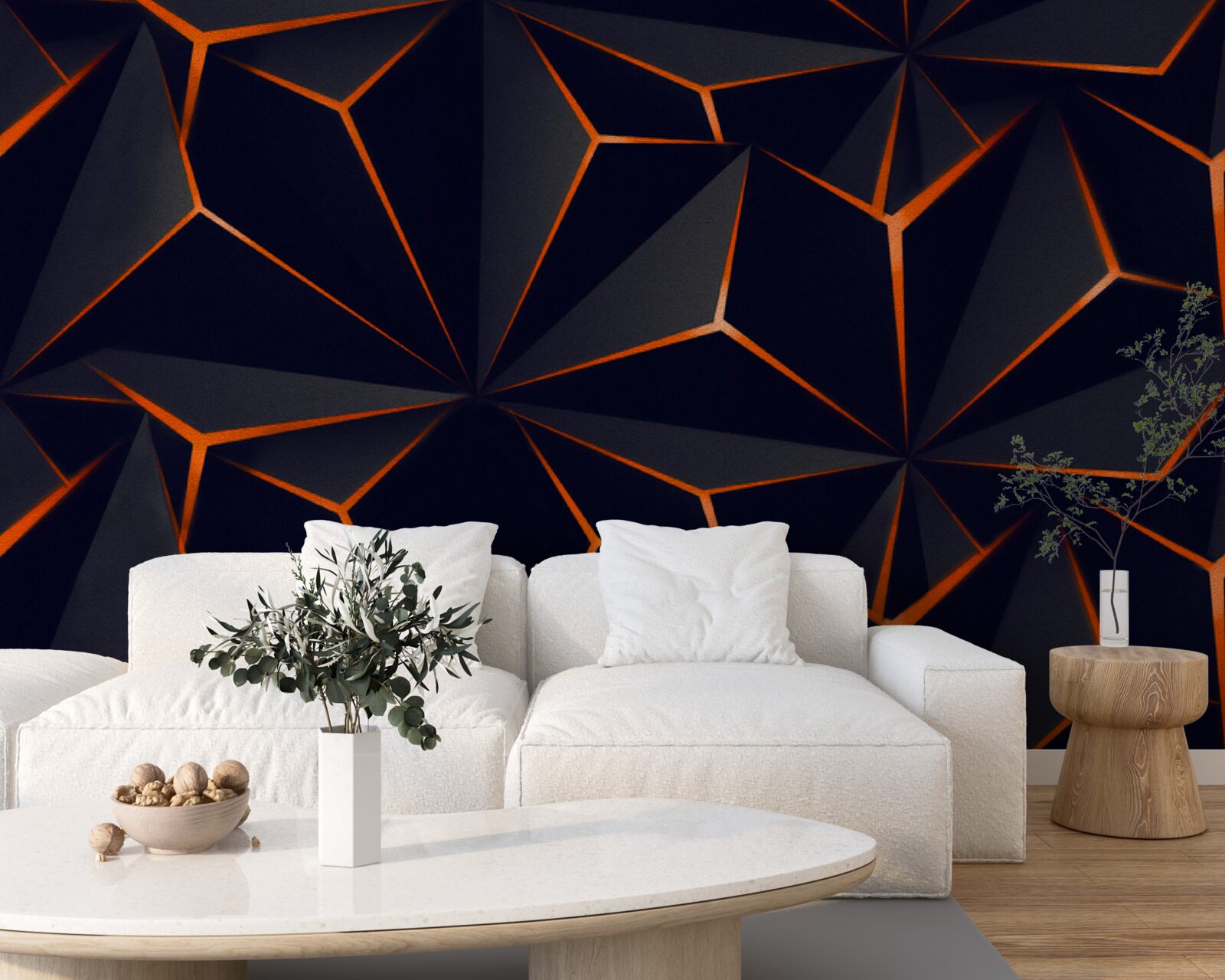 Fototapeta pyramídy sú čierne s červenými okrajmi