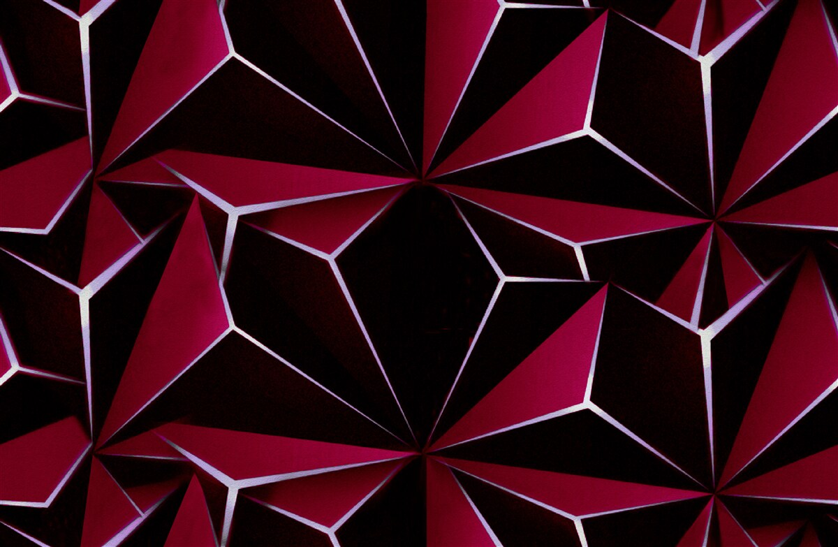 Fototapeta bordové trojrozmerné pyramídy