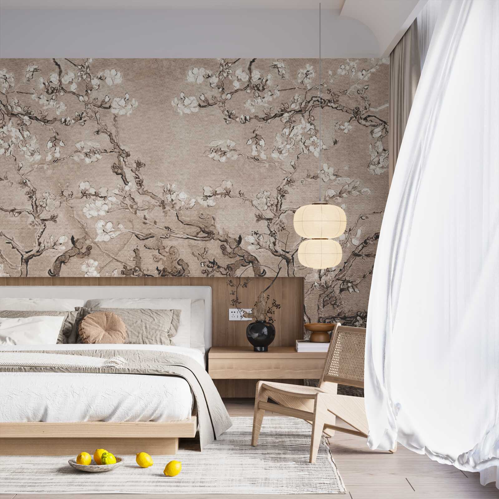 Fototapeta kvitnúca japonská čerešňa