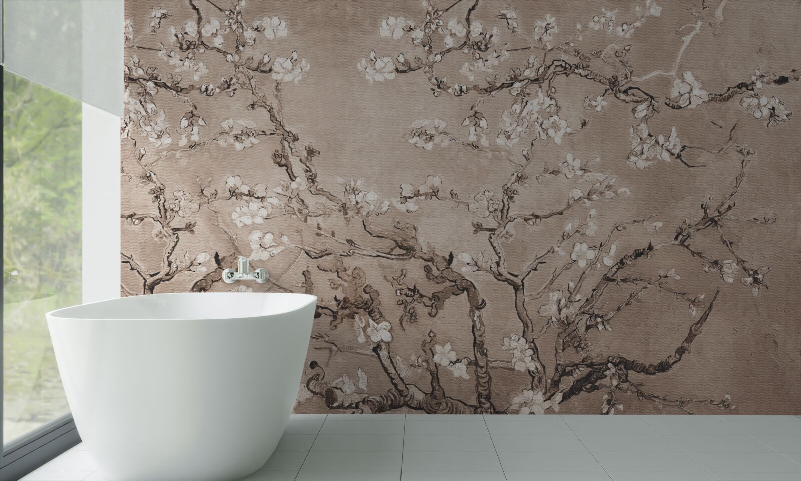 Fototapeta kvitnúca japonská čerešňa