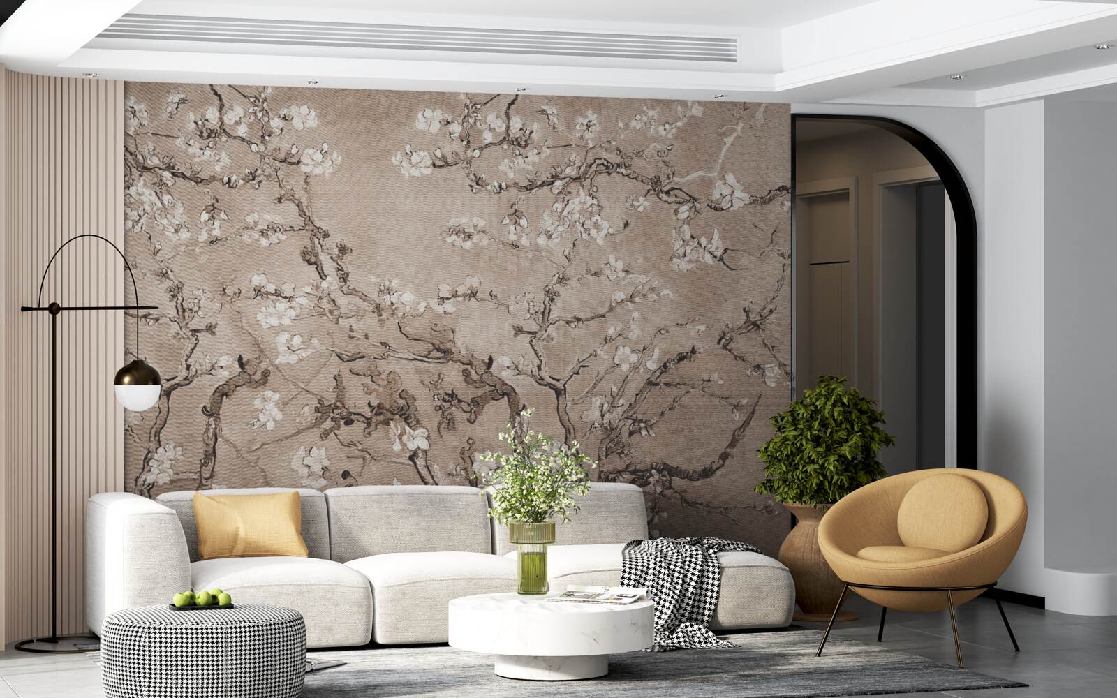 Fototapeta kvitnúca japonská čerešňa