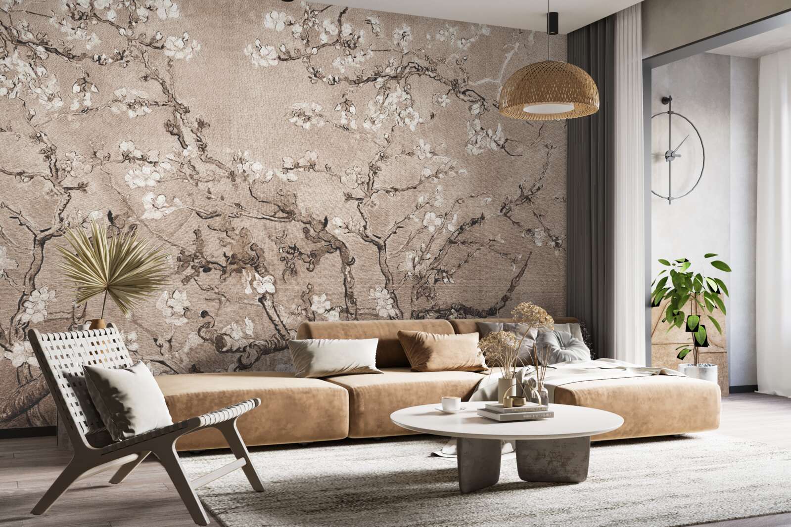 Fototapeta kvitnúca japonská čerešňa