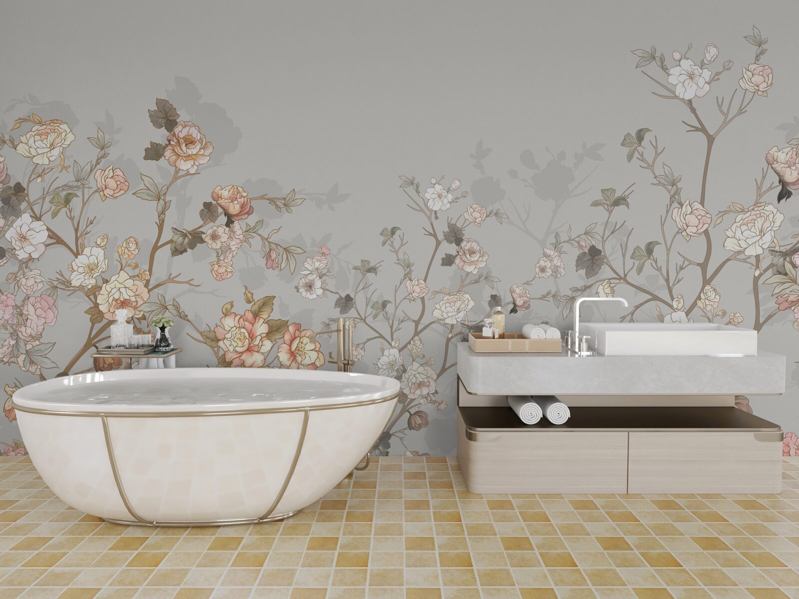 Fototapeta kvitnúce sakury