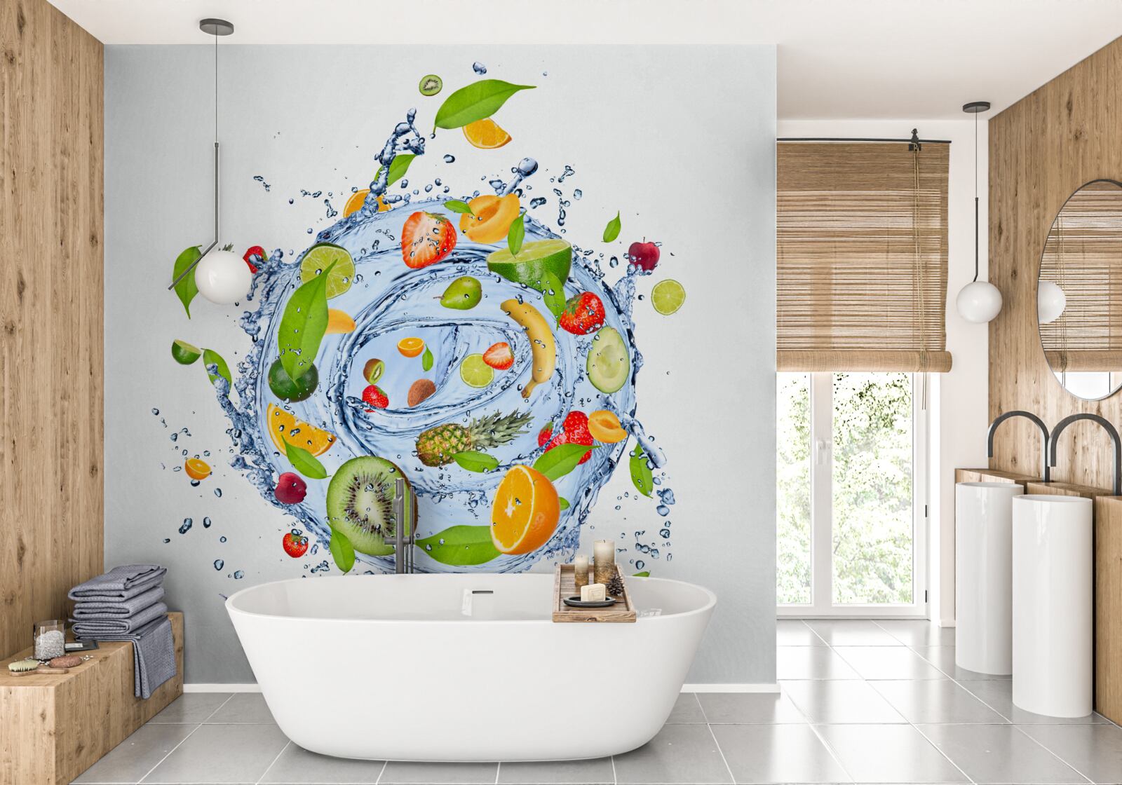 Fototapeta zmes čerstvého ovocia