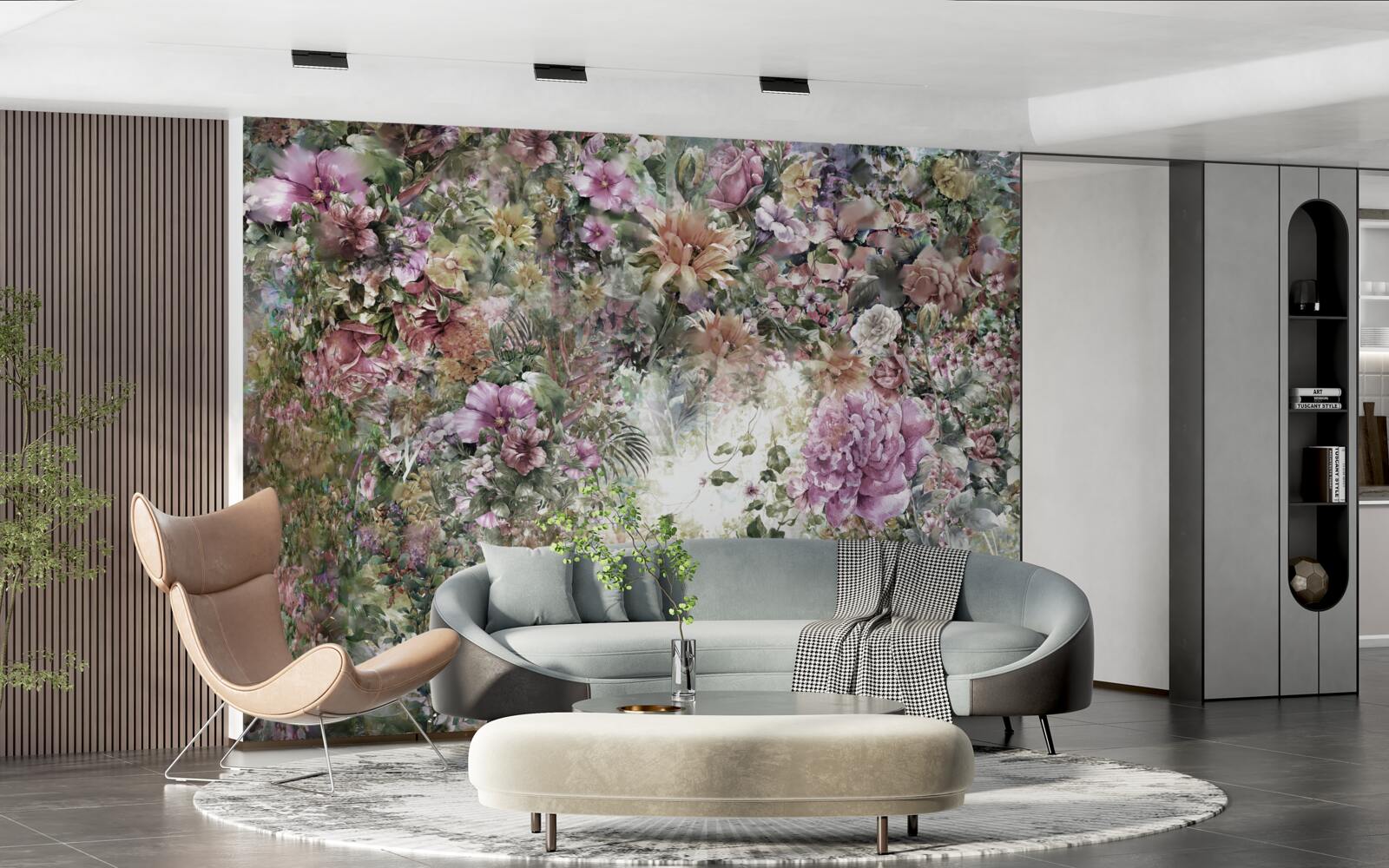 Fototapeta hustá zeleň v záhrade