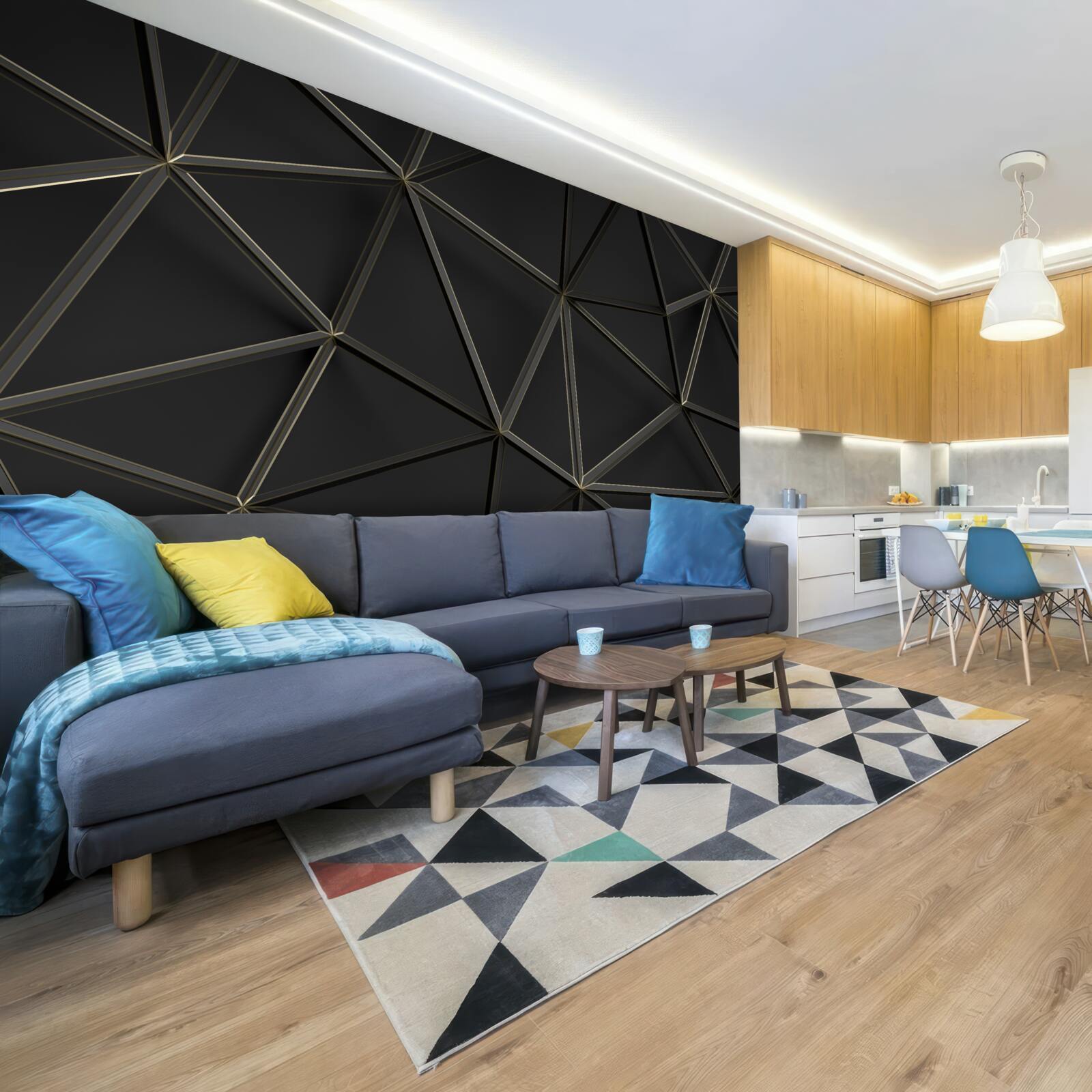 Fototapeta vitráž z čierneho skla