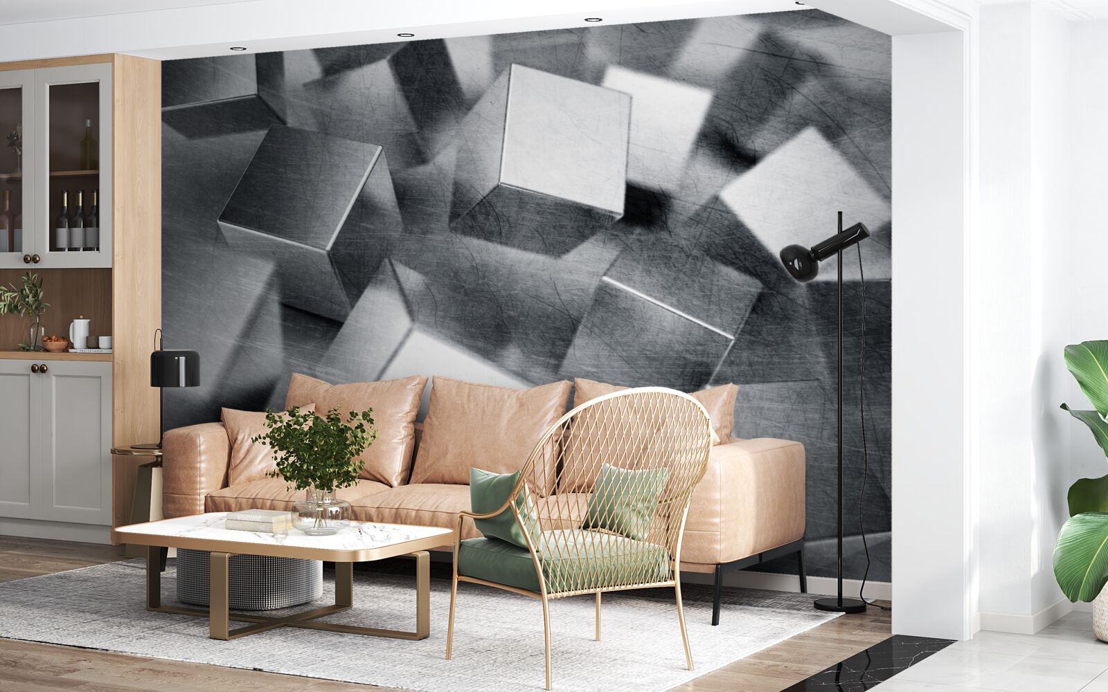 Fototapeta kocky vyrobené z ocele