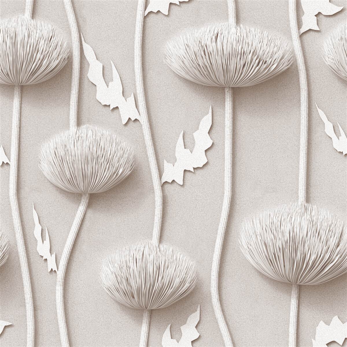 Fototapeta štíhle, biele kvety s nadýchanou textúrou