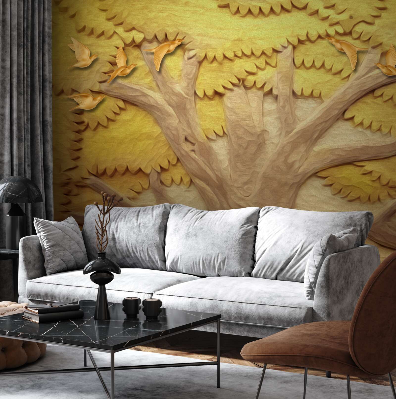 Fototapeta svieže listy stromov