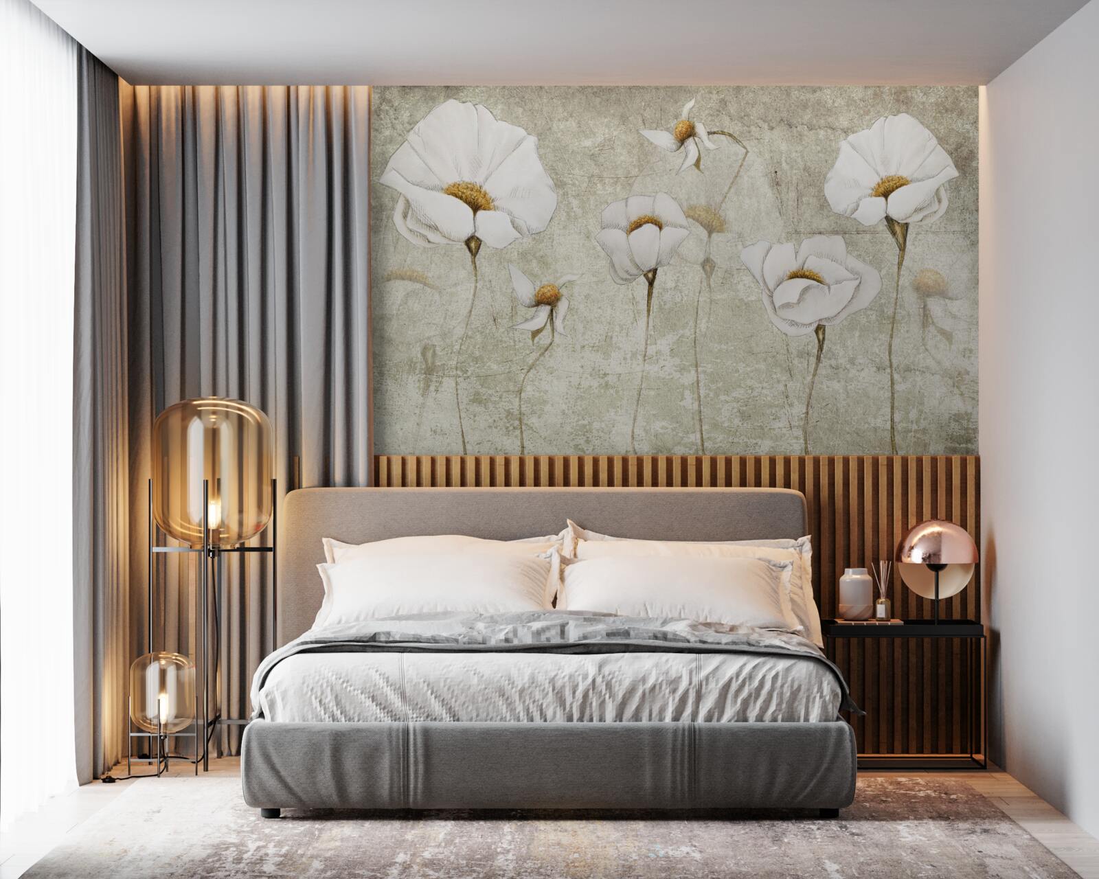 Fototapeta štíhle biele maky