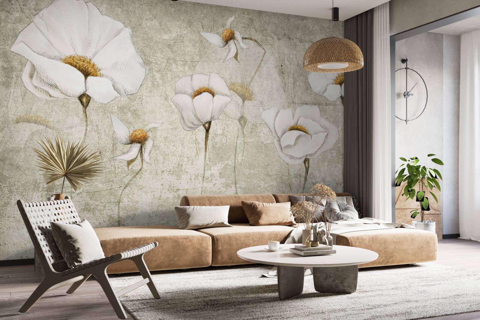 Fototapeta štíhle biele maky