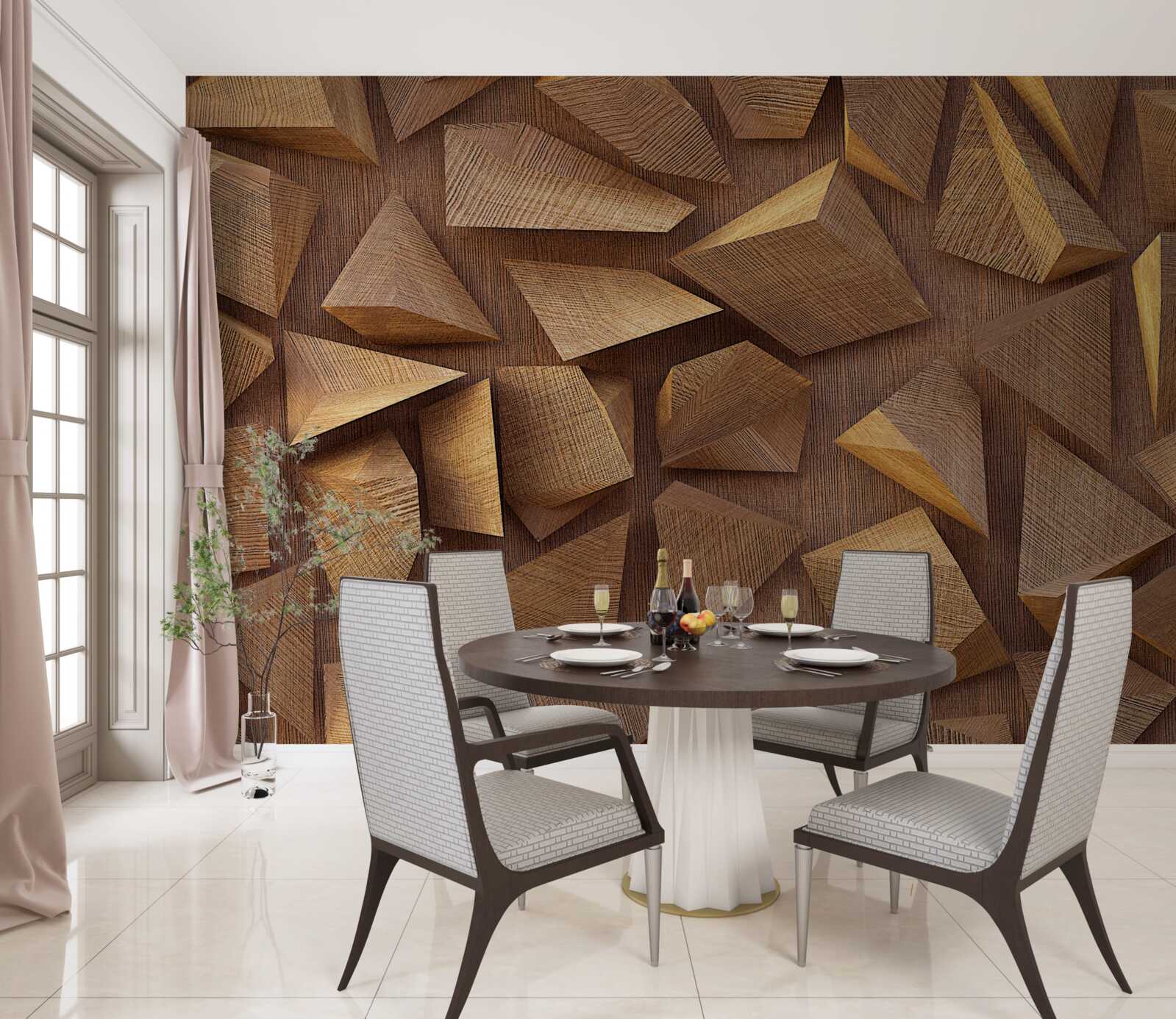 Fototapeta rôzne kusy dreva