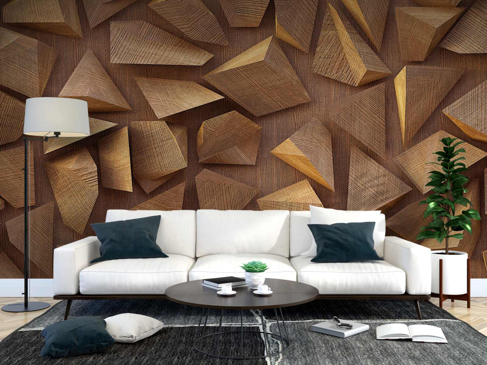 Fototapeta rôzne kusy dreva