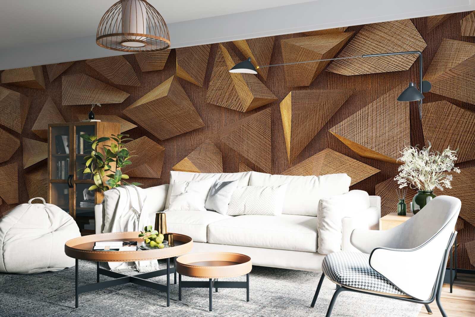 Fototapeta rôzne kusy dreva