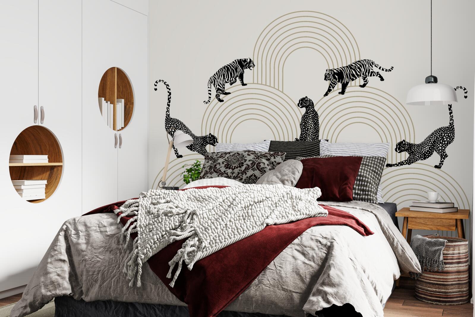 Fototapeta tigre a pantery na vysočine