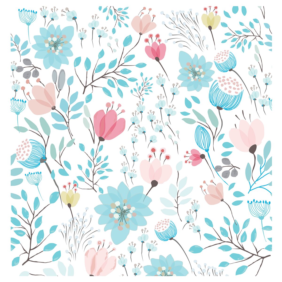 Fototapeta kombinácia sýtych modrých farieb