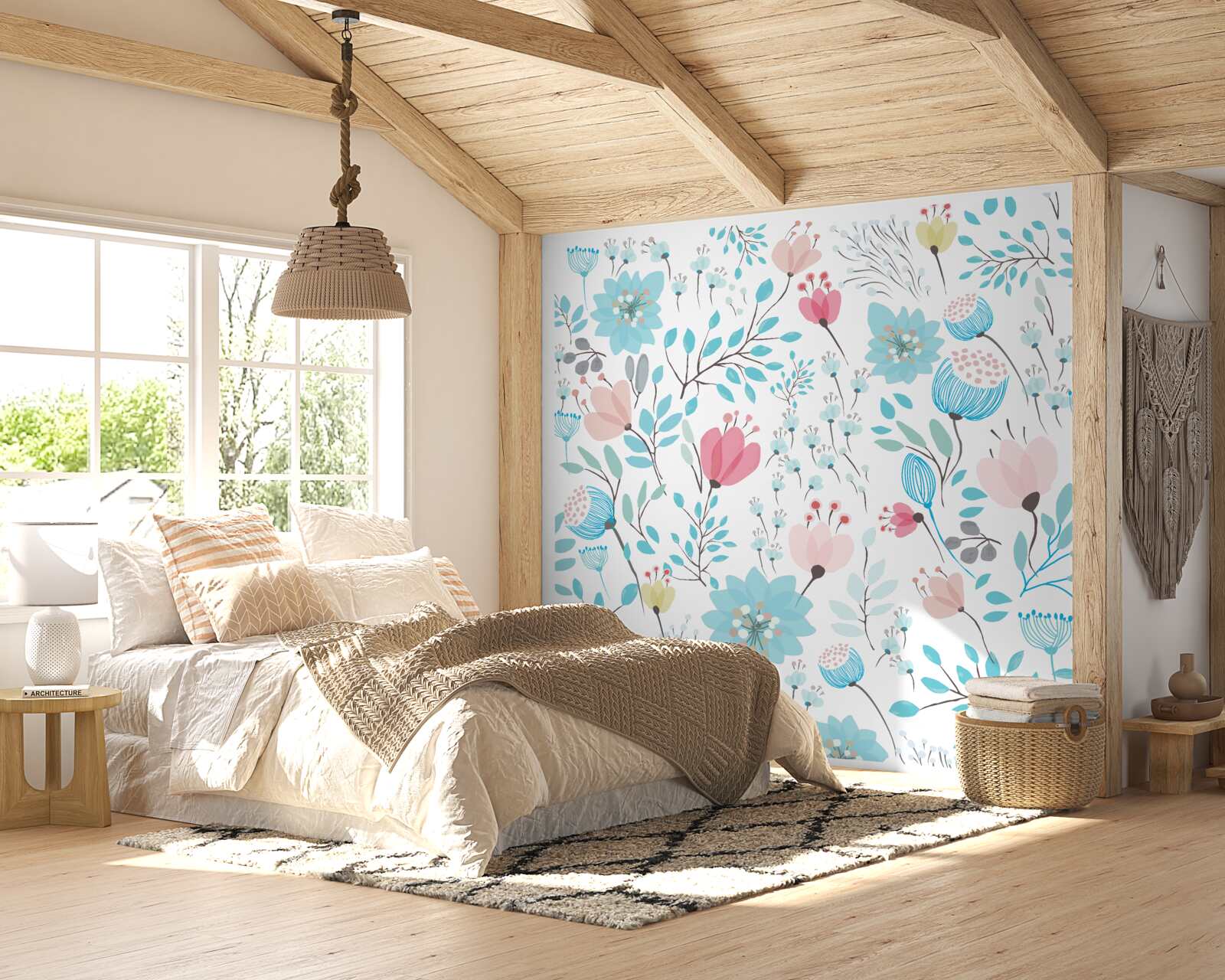 Fototapeta kombinácia sýtych modrých farieb