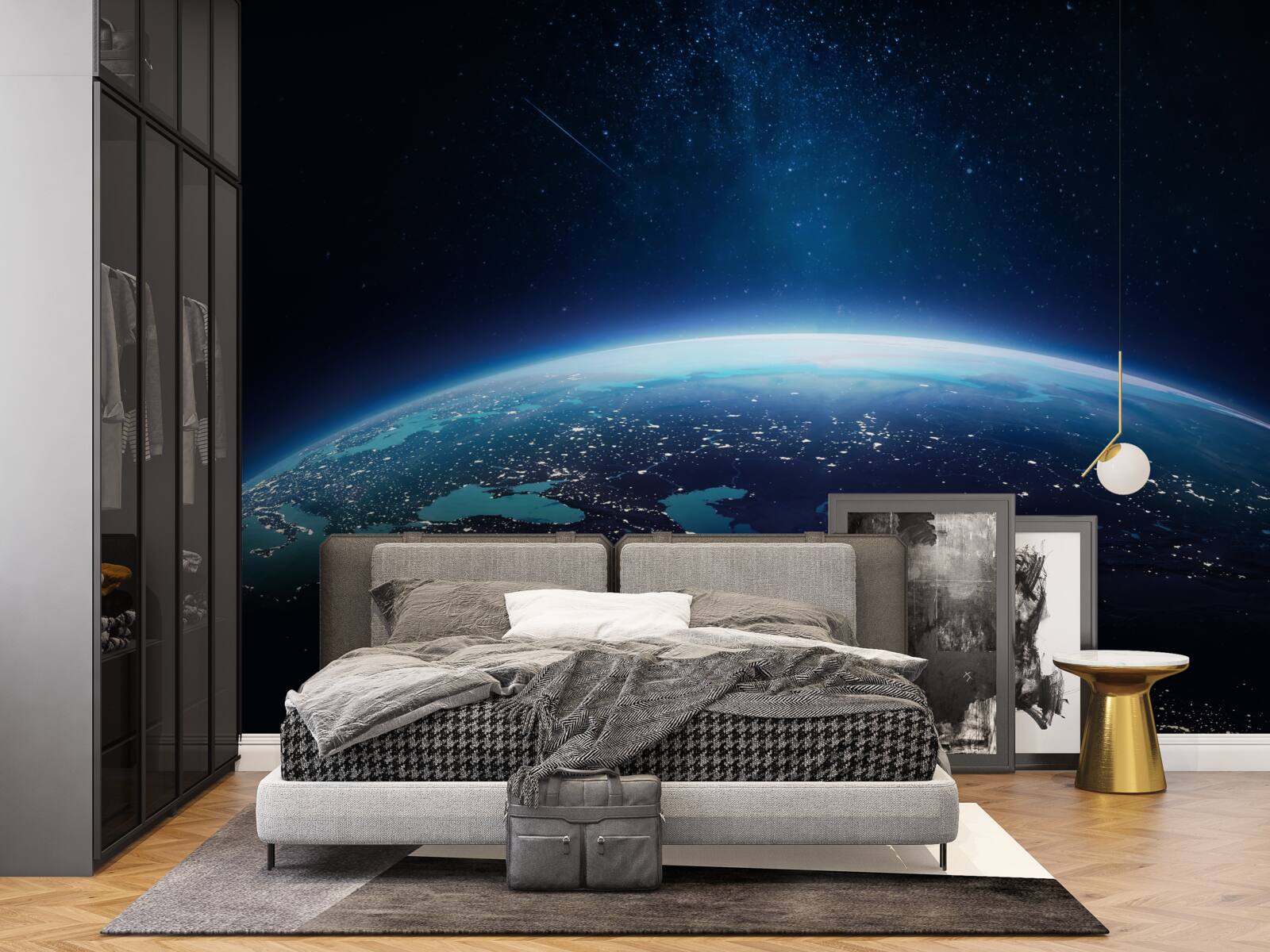 Fototapeta nočný povrch zeme