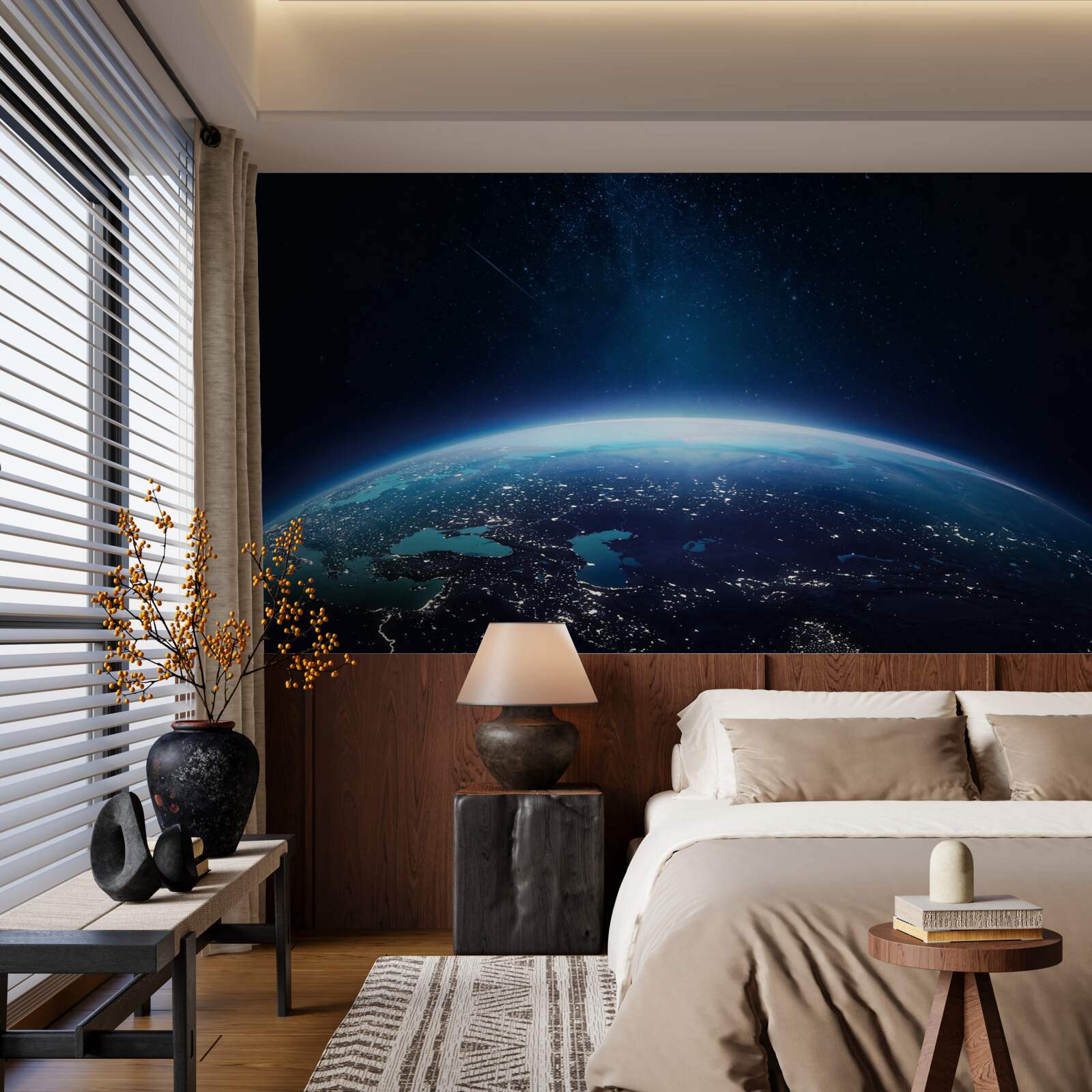 Fototapeta nočný povrch zeme