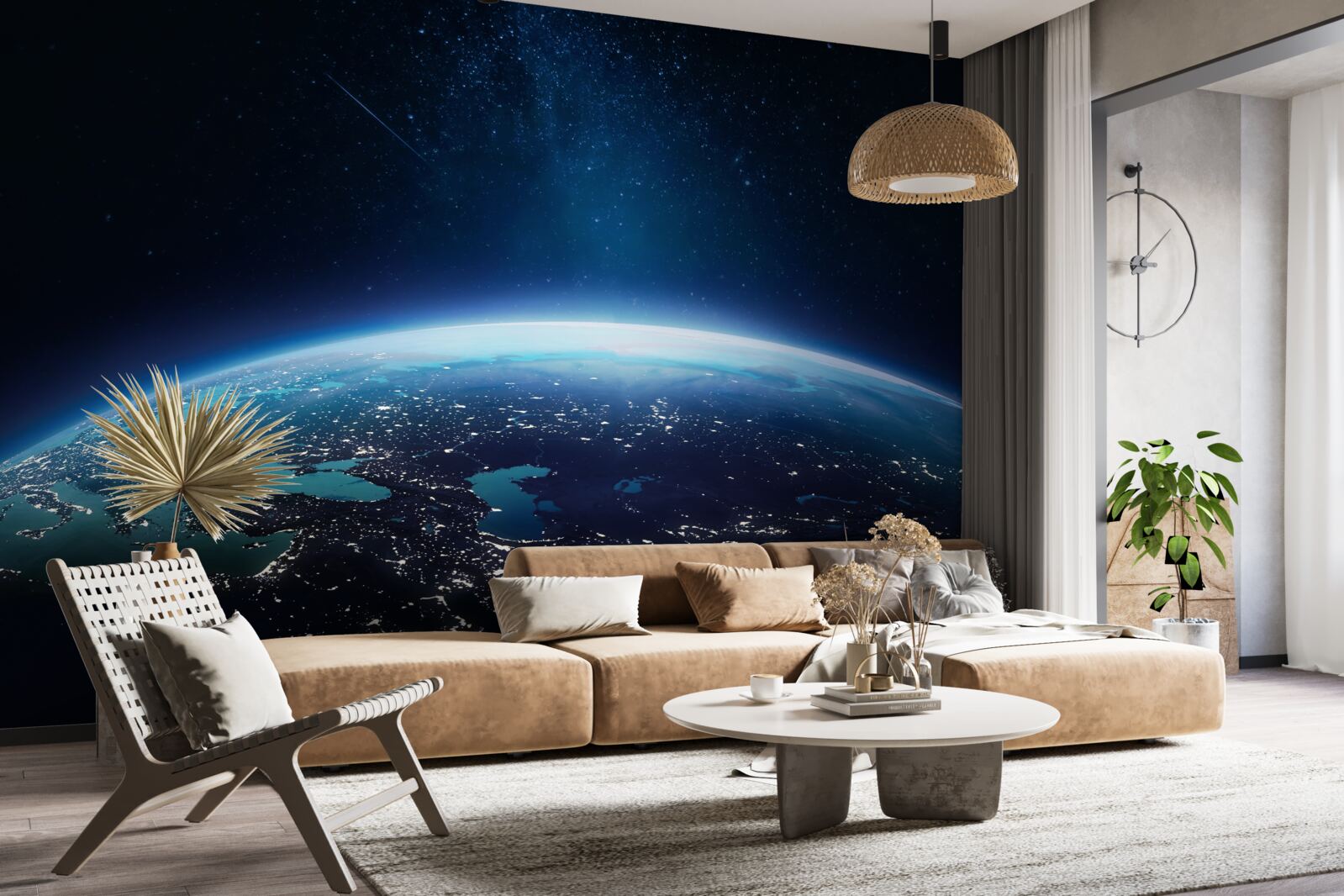 Fototapeta nočný povrch zeme