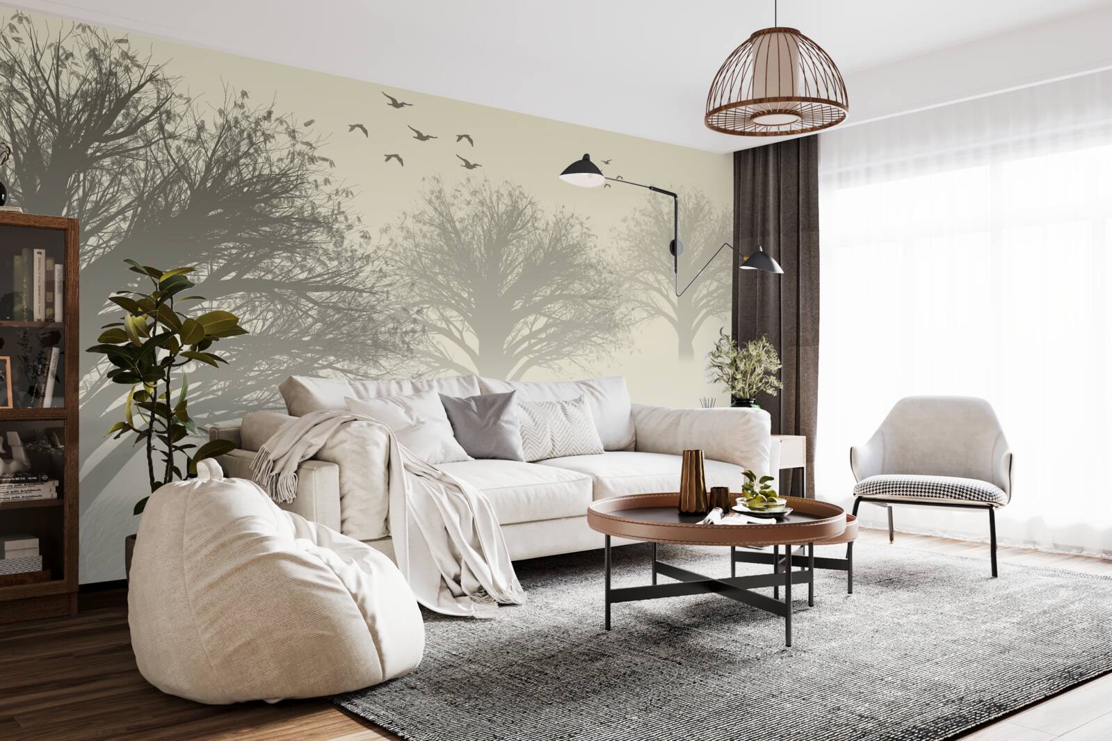 Fototapeta vtáky odlietajú na zimu