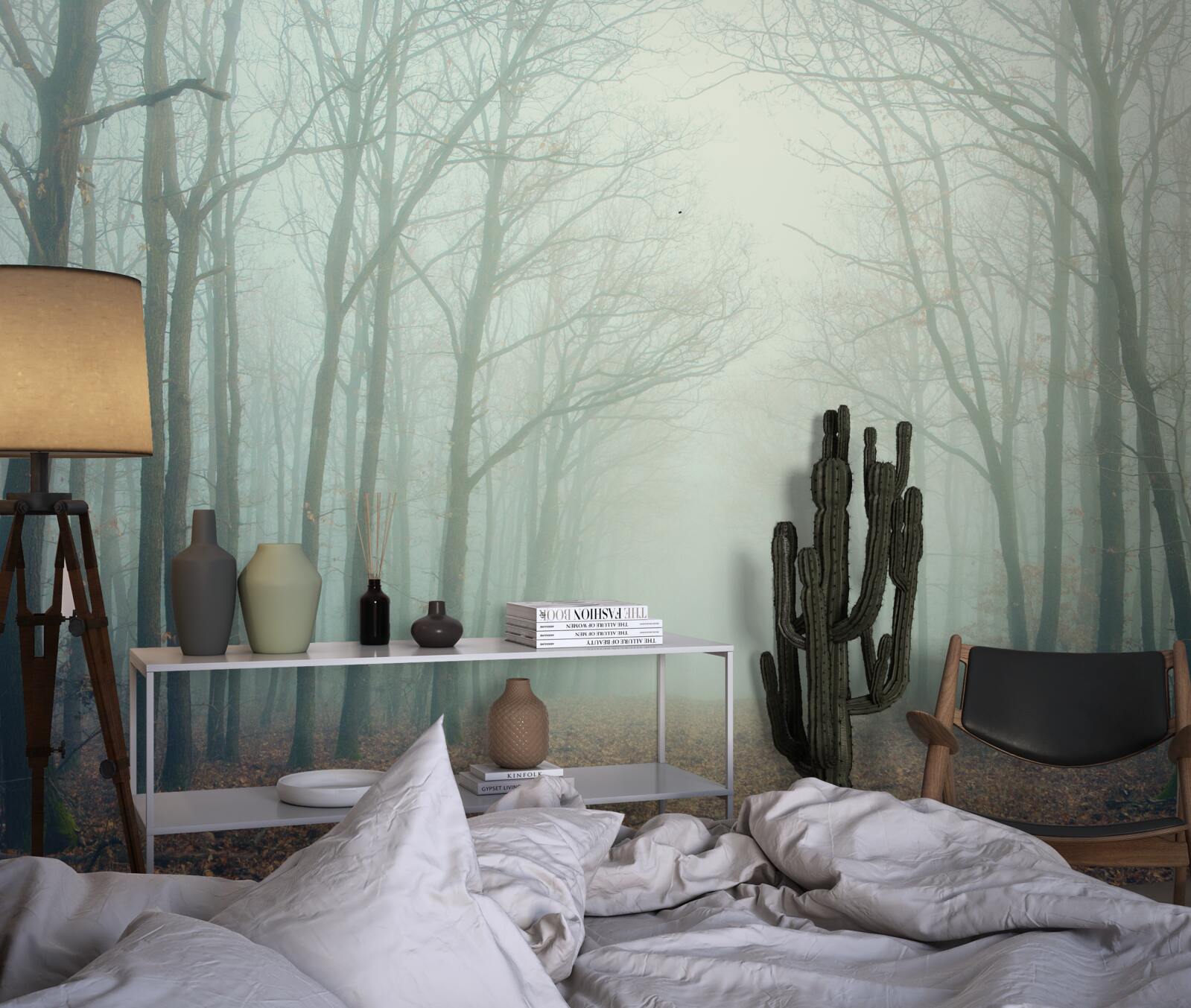 Fototapeta jesenná cesta, pokrytá chladom