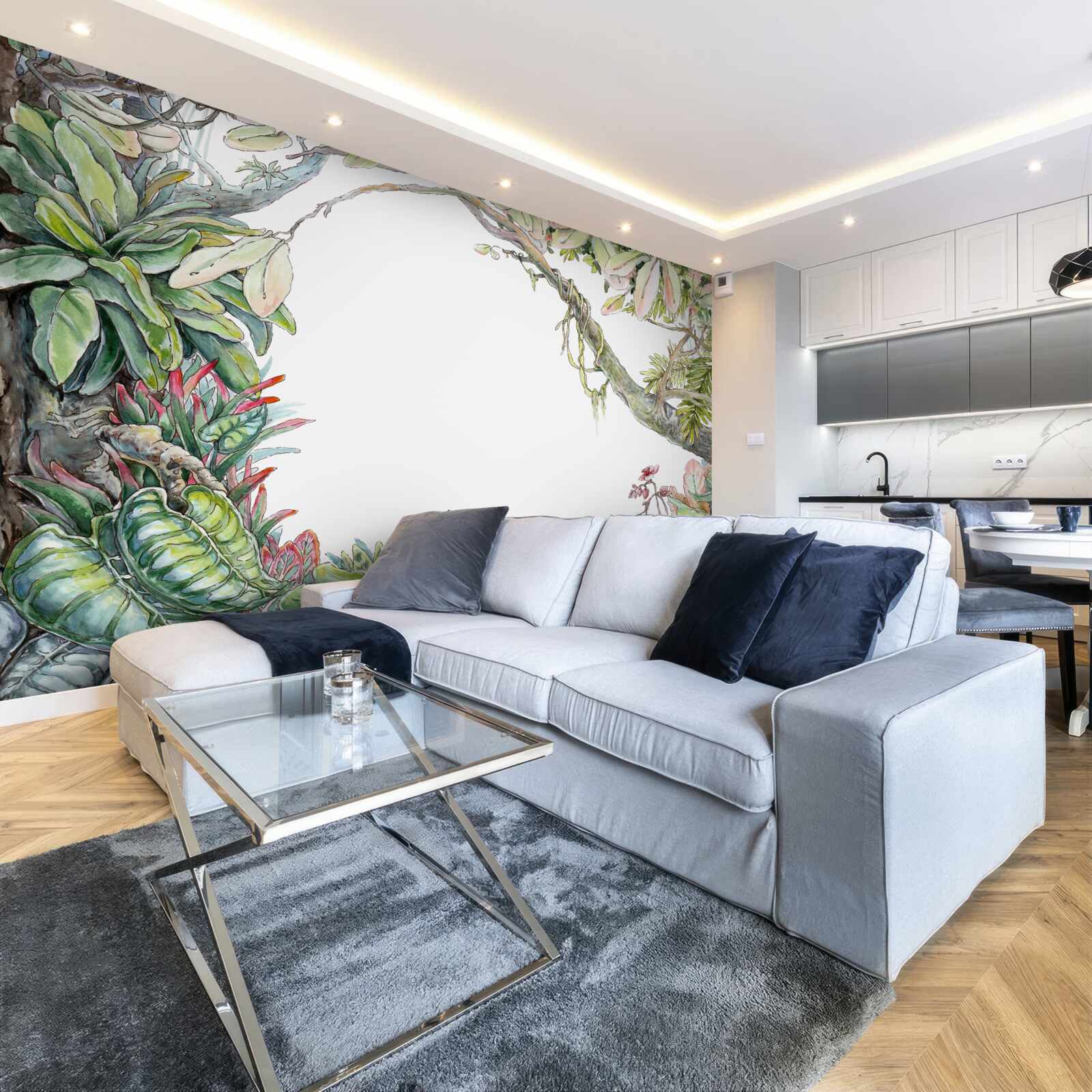 Fototapeta svieži zelený tropický les