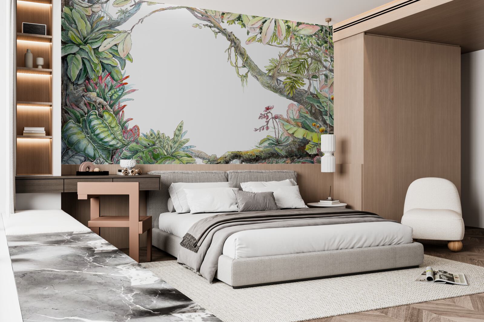 Fototapeta svieži zelený tropický les