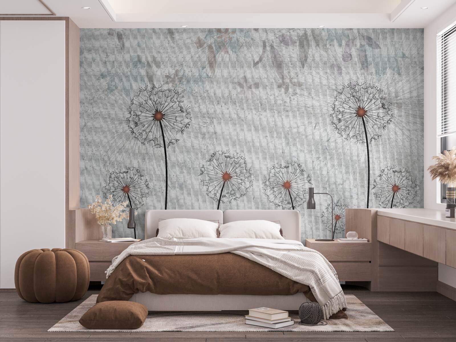 Fototapeta okrúhle púpavy sú štíhle