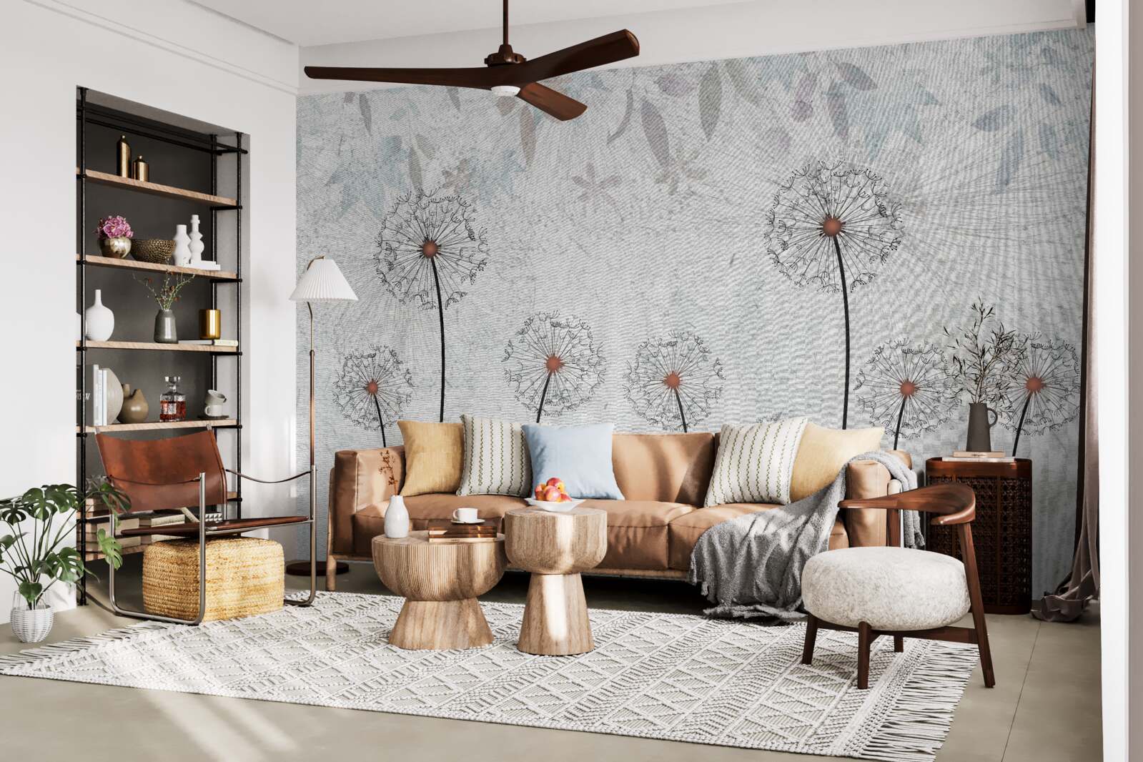 Fototapeta okrúhle púpavy sú štíhle