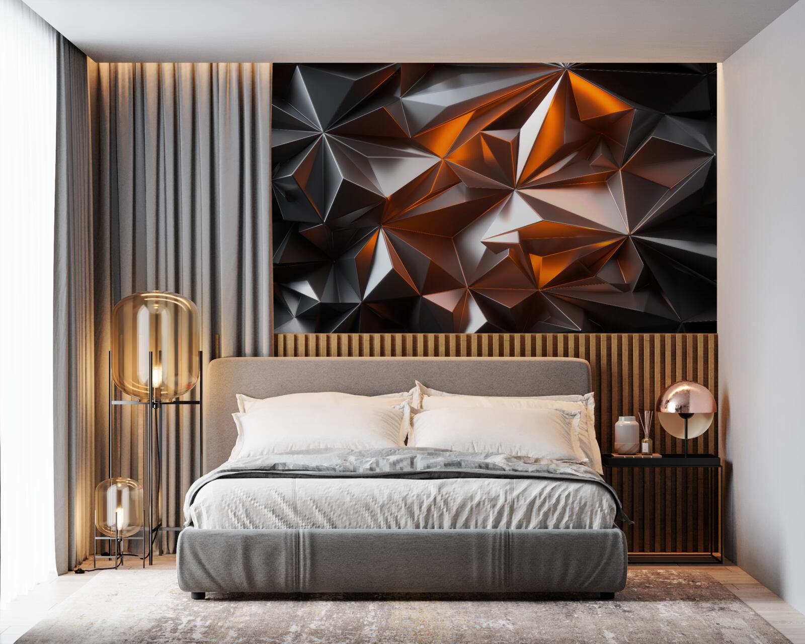 Fototapeta yantra geometria na tmavom pozadí