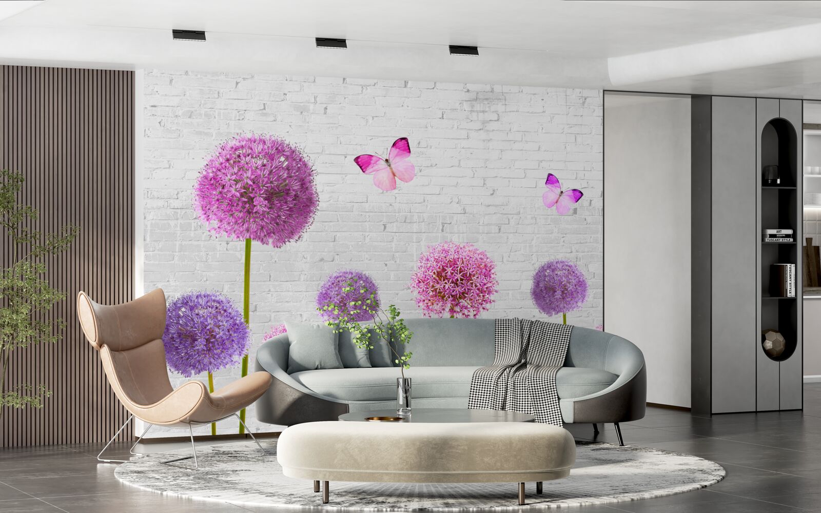 Fototapeta nadýchané púpavy vo všetkých farbách