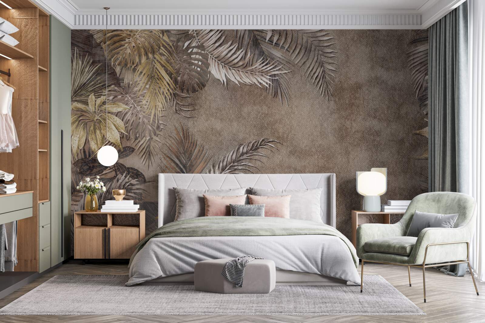 Fototapeta nočné trópy pod šelestom lístia