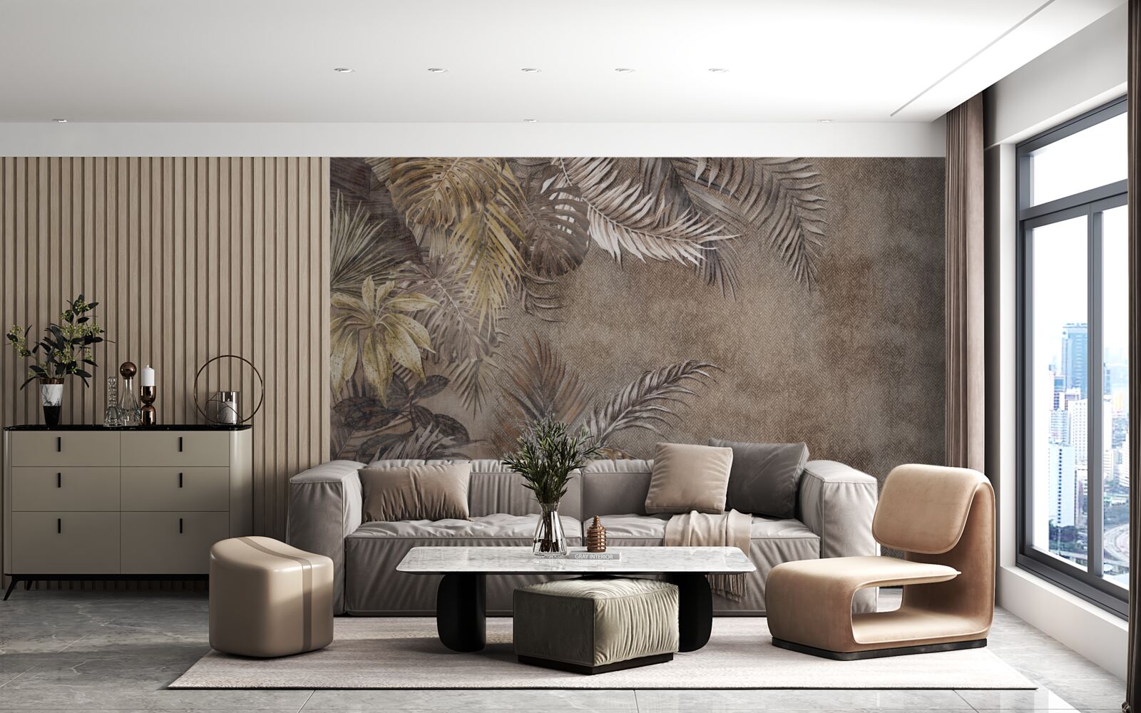 Fototapeta nočné trópy pod šelestom lístia