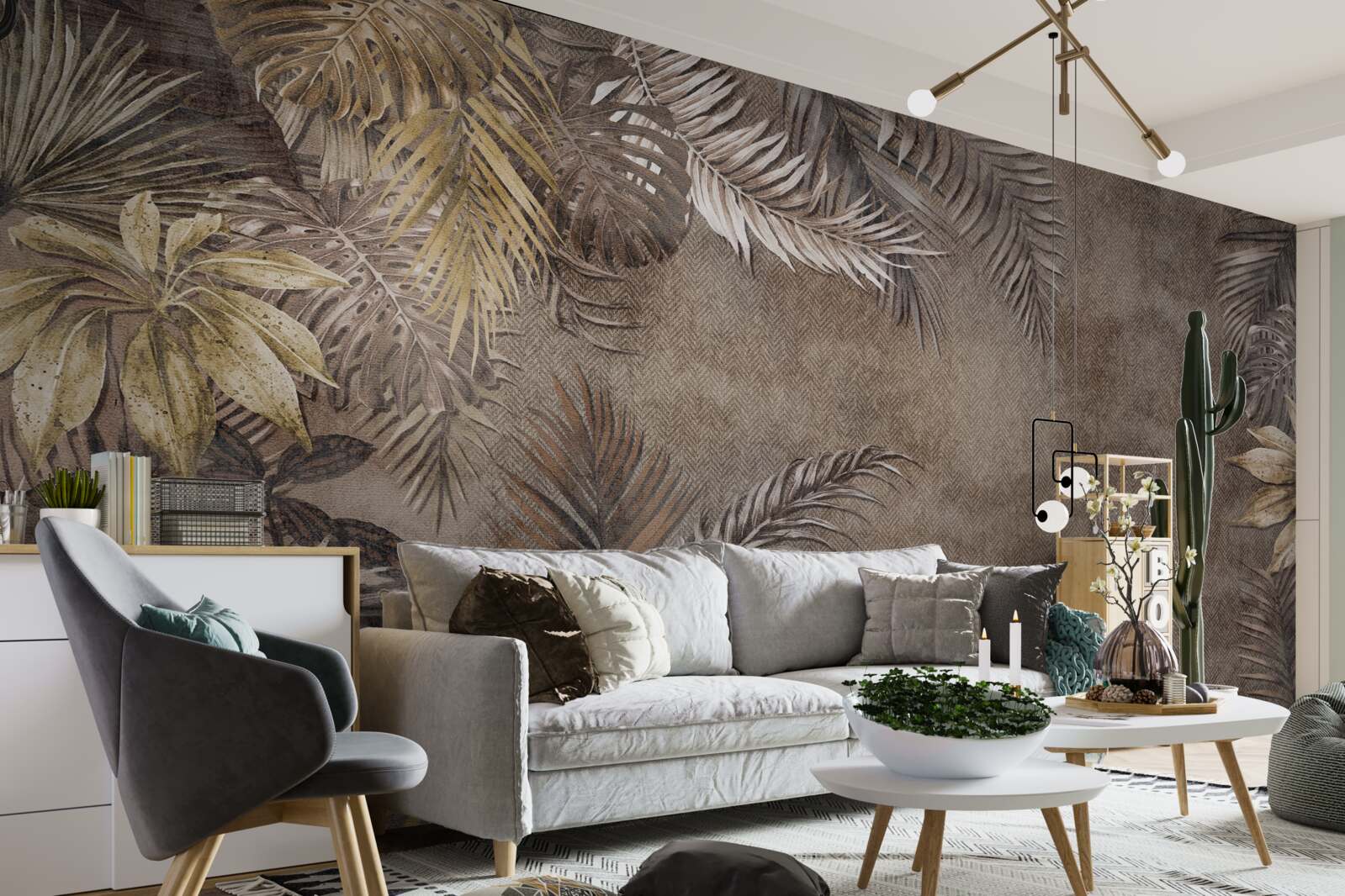 Fototapeta nočné trópy pod šelestom lístia