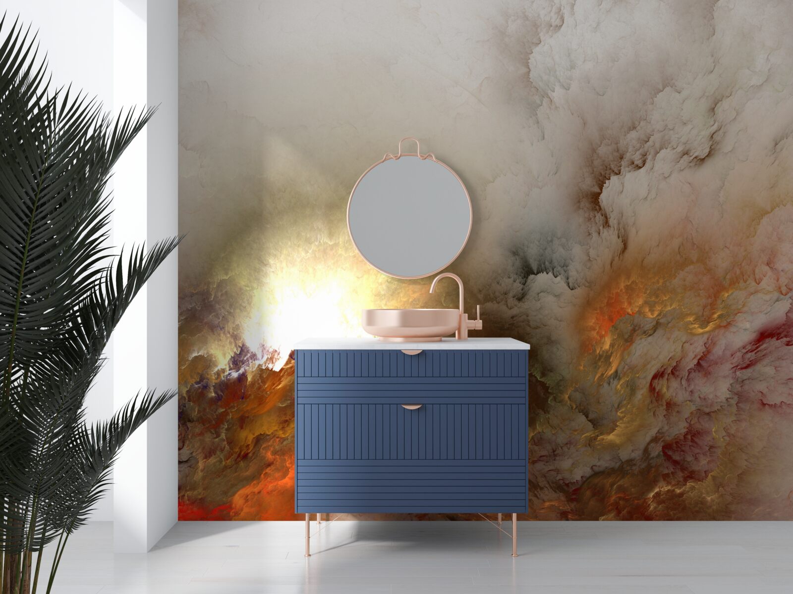 Fototapeta abstrakcia: láva v daždi