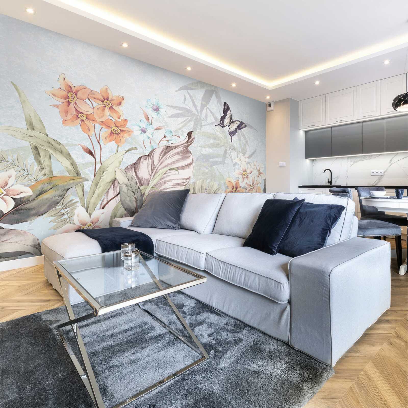 Fototapeta kvety džungle na vode