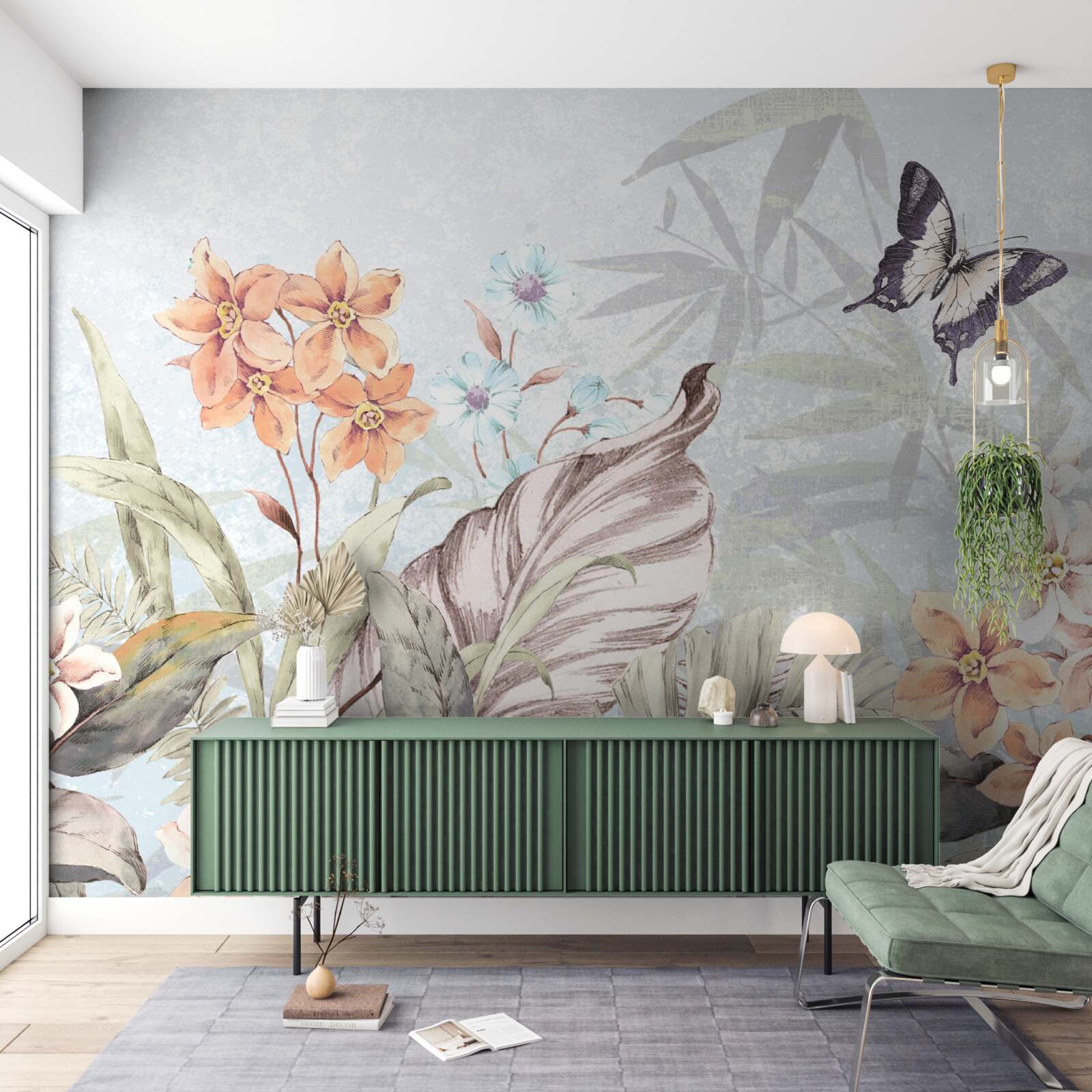 Fototapeta kvety džungle na vode