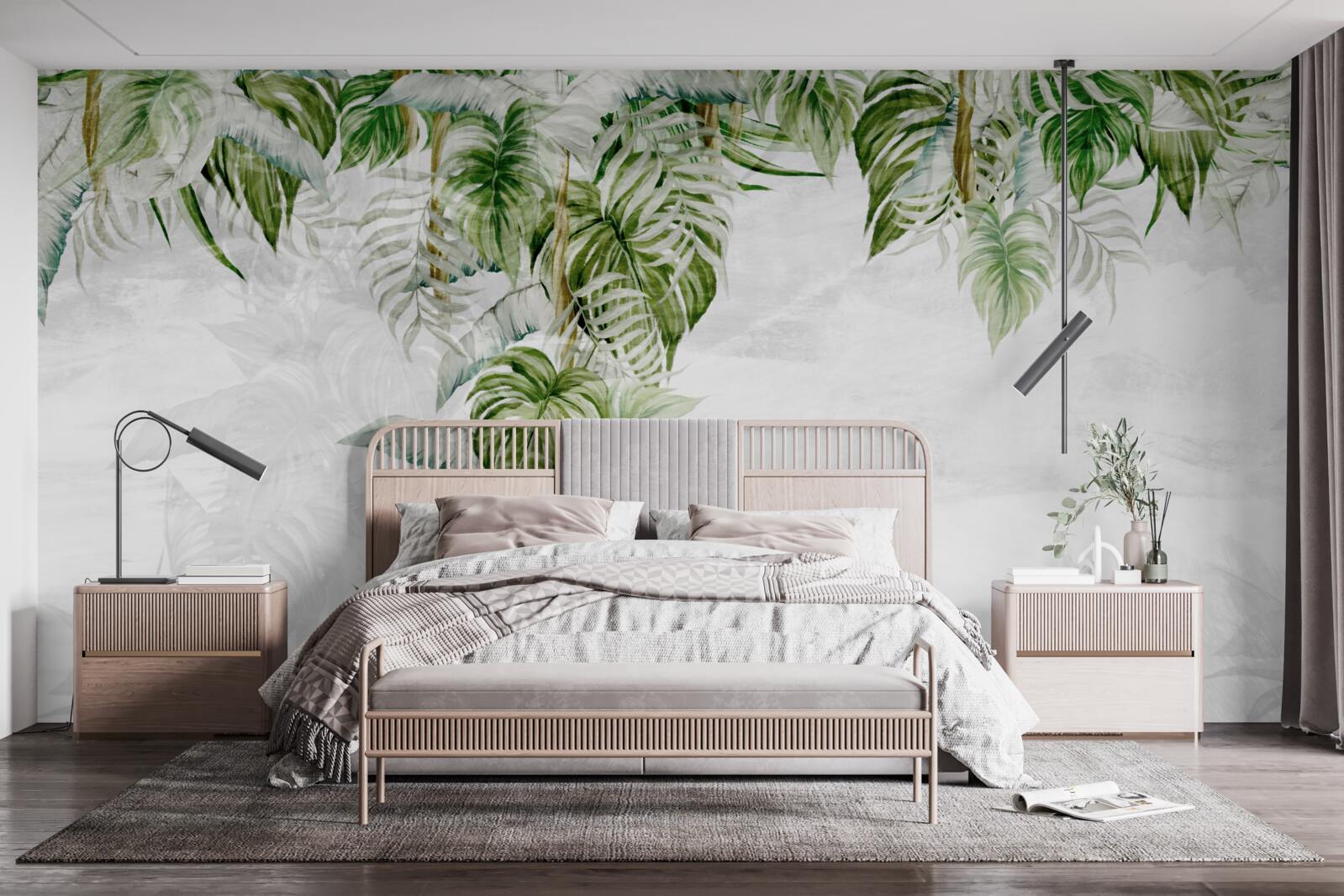 Fototapeta tropické zelené listy