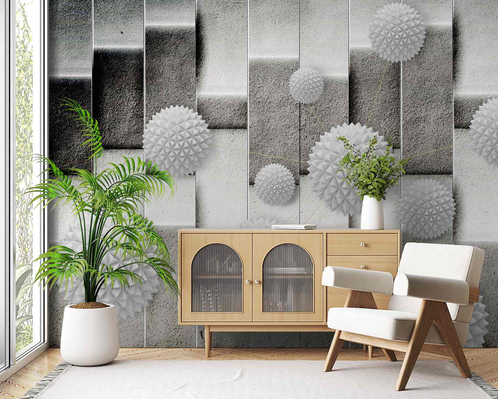 Fototapeta geometria a špicaté tvary