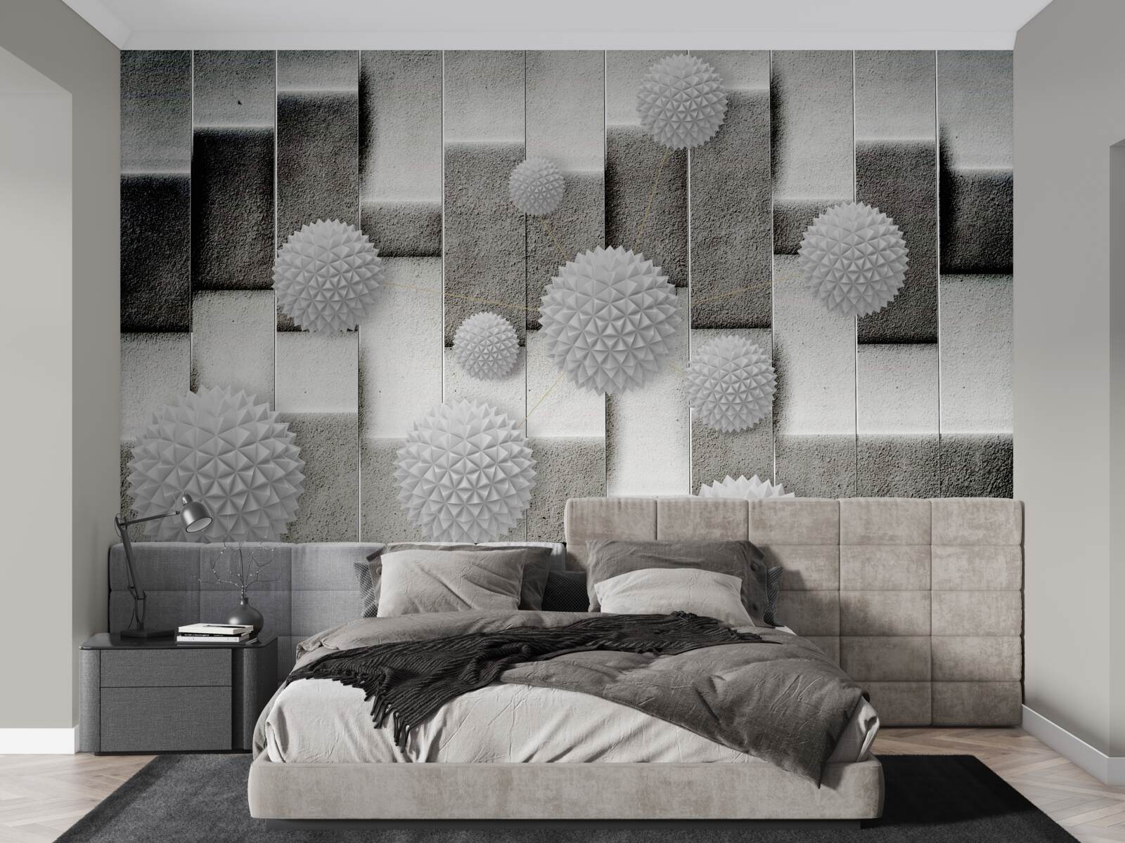 Fototapeta geometria a špicaté tvary