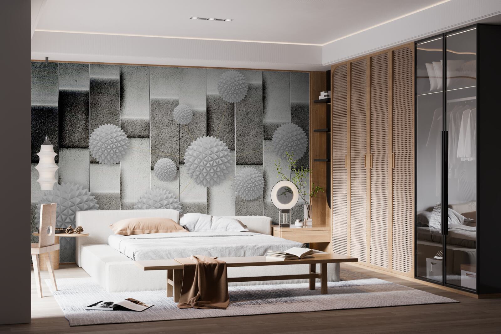 Fototapeta geometria a špicaté tvary