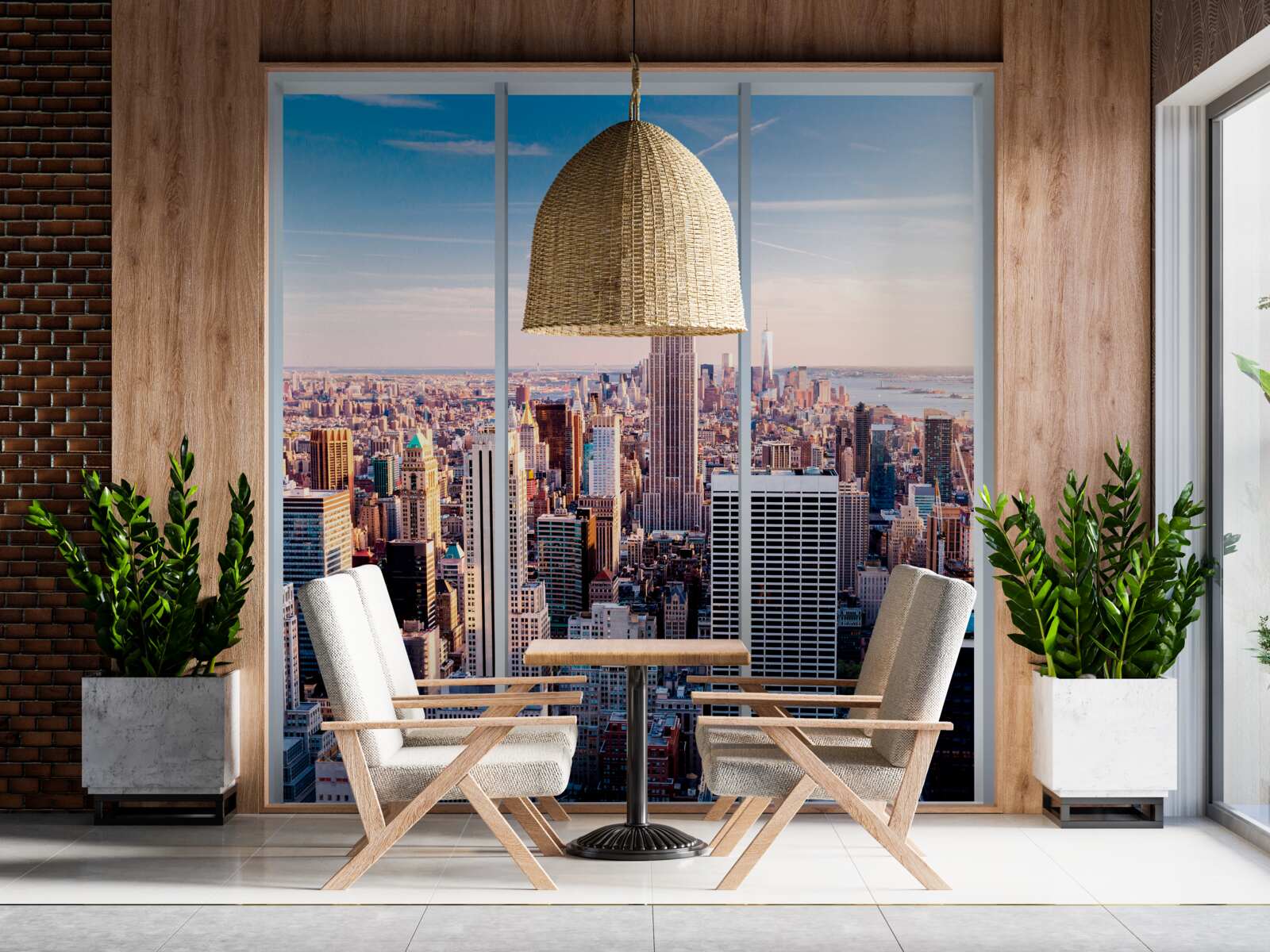 Fototapeta pohľad na metropolu z okna