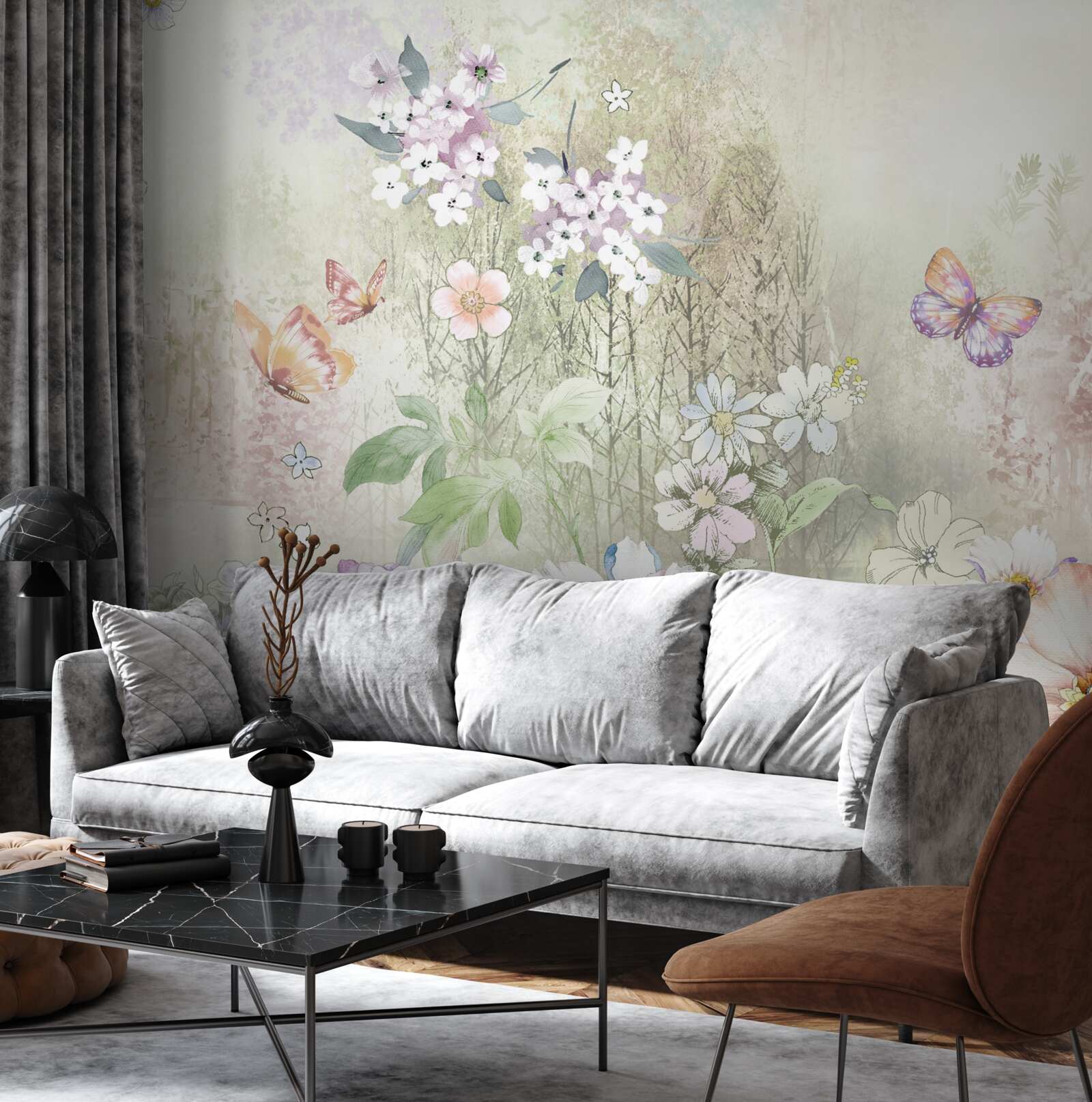 Fototapeta sortiment lúčnych kvetov