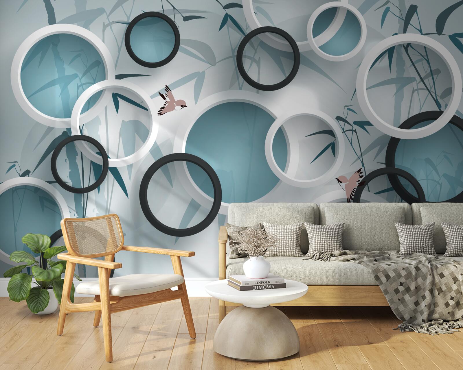 Fototapeta náhodné vzory na listoch