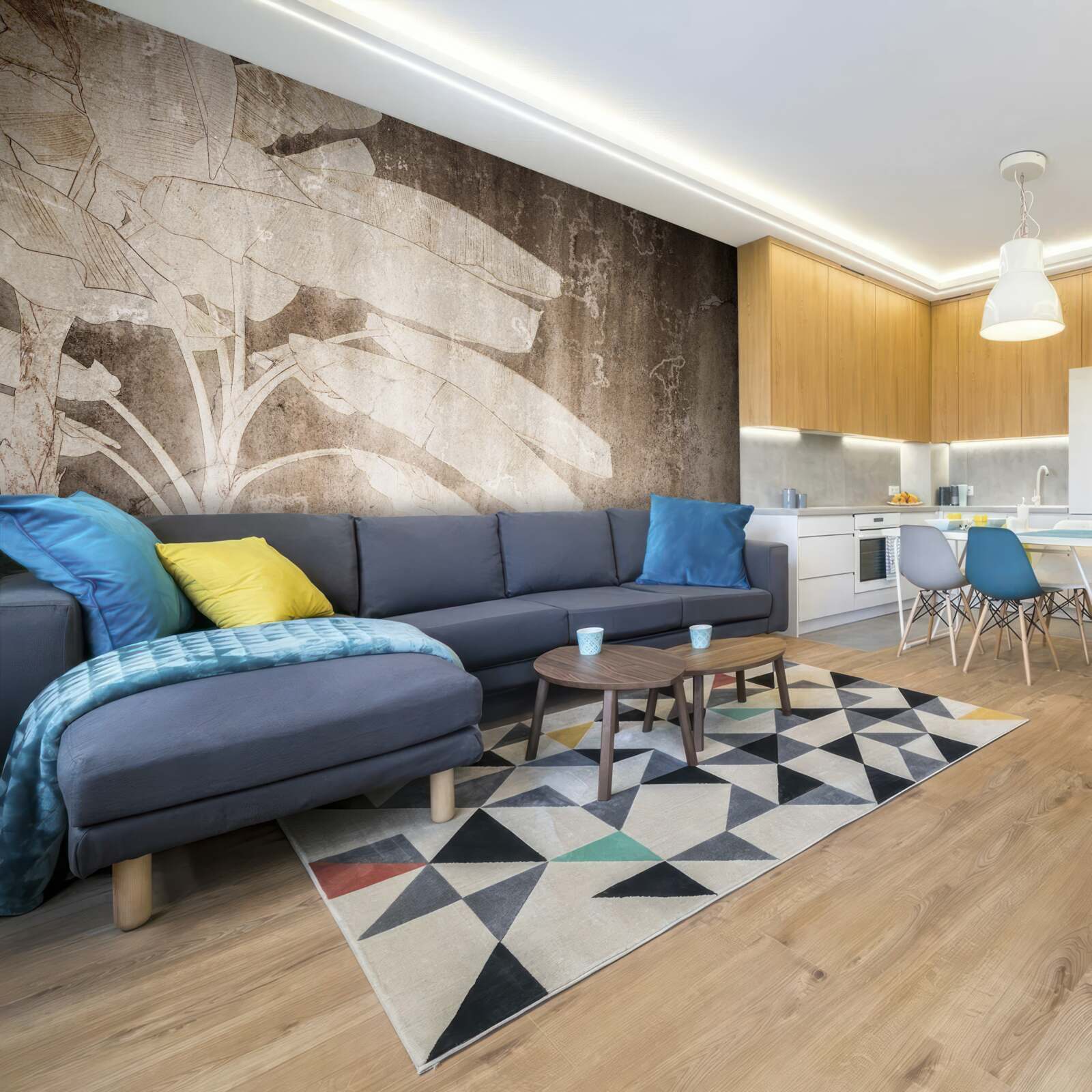 Fototapeta osamelý strom v abstraktnom štýle