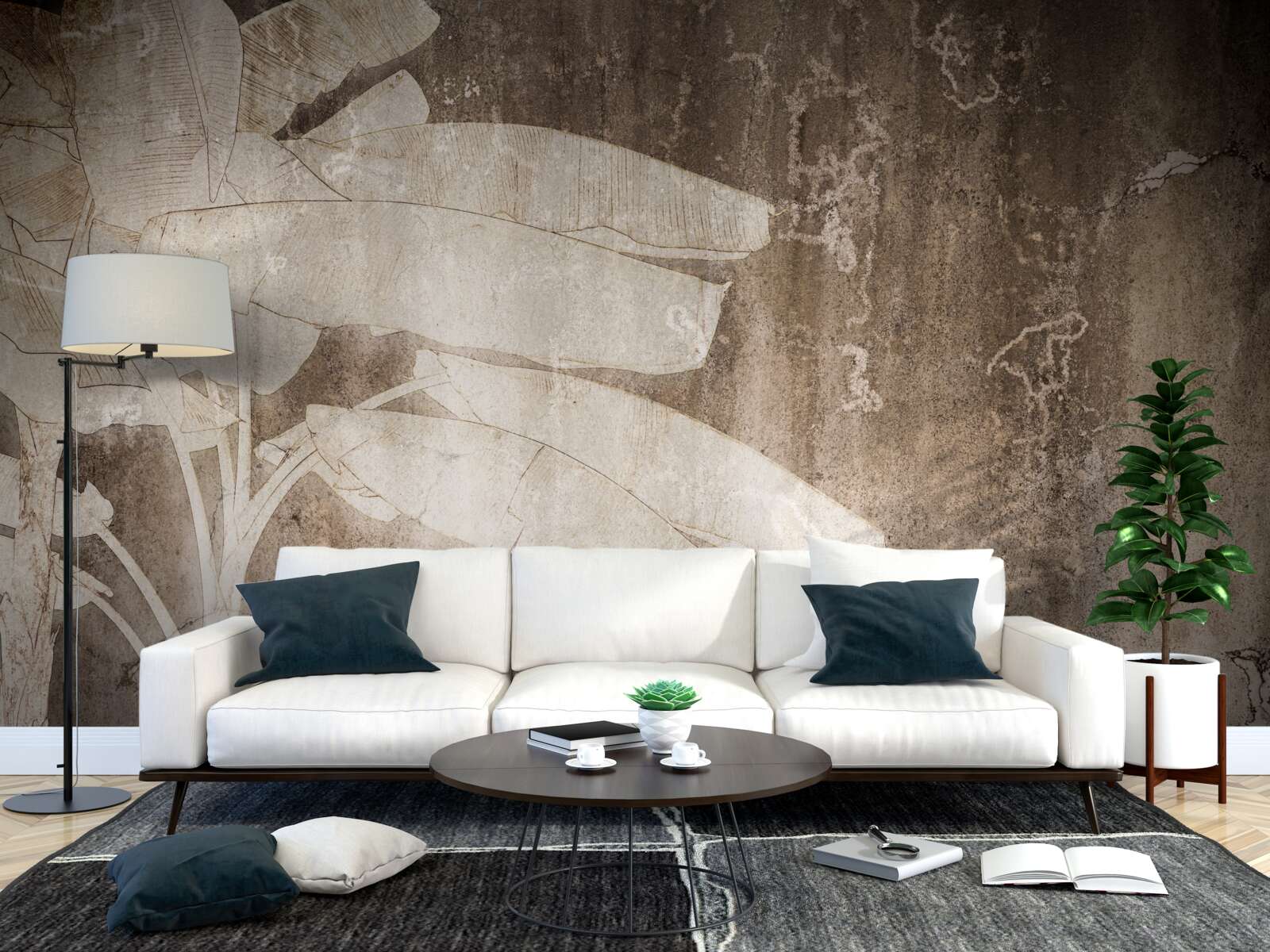 Fototapeta osamelý strom v abstraktnom štýle