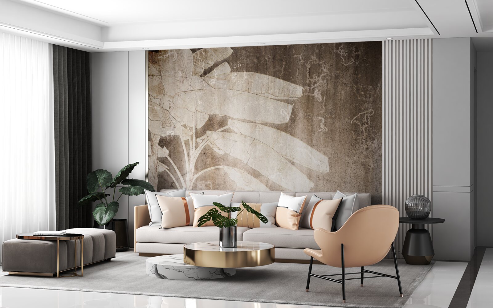 Fototapeta osamelý strom v abstraktnom štýle