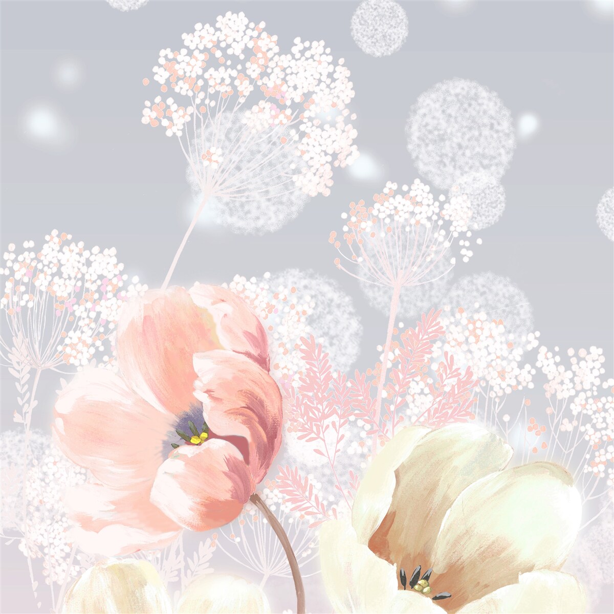 Fototapeta jemné letné kvety