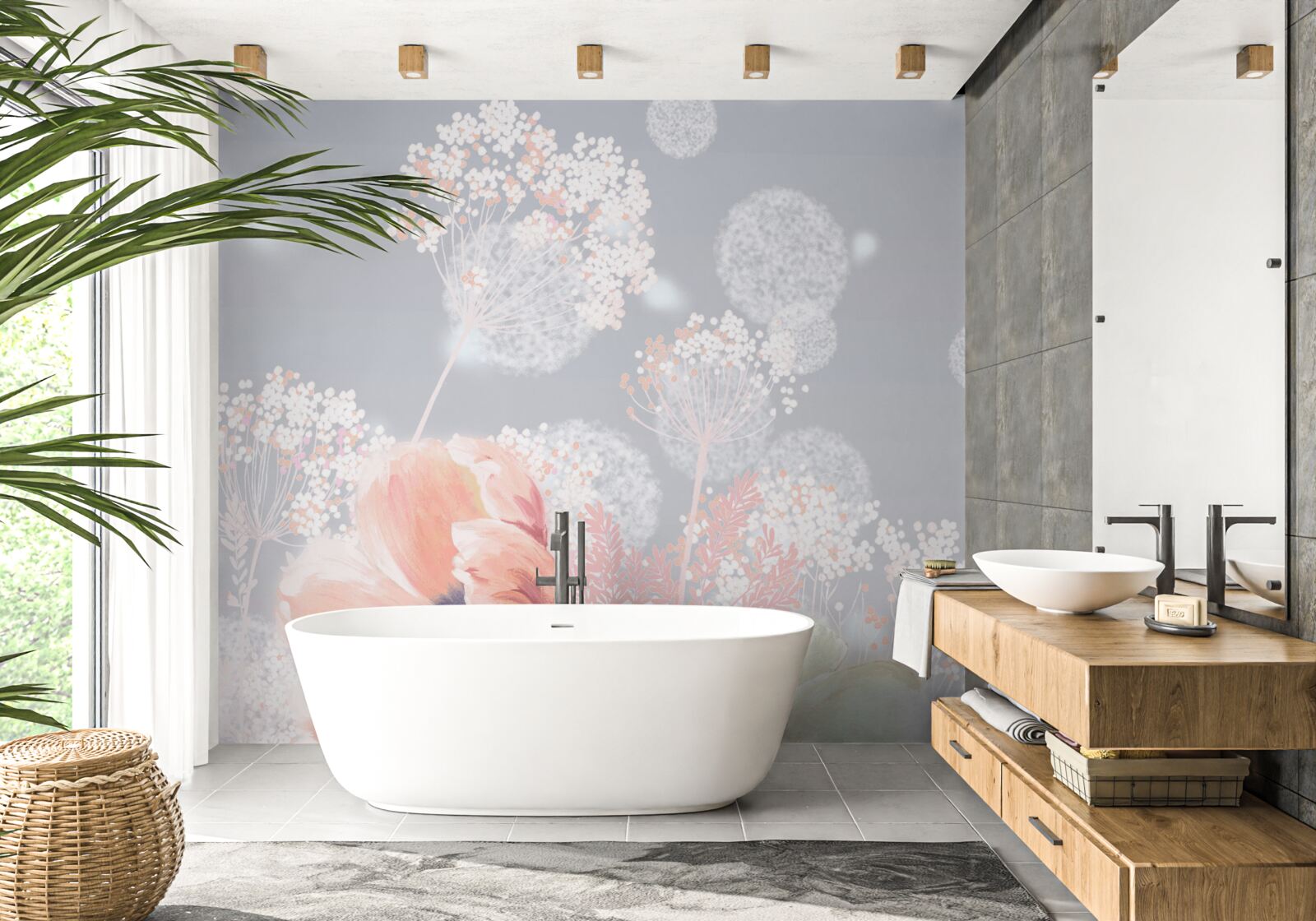 Fototapeta jemné letné kvety